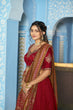 Load image into Gallery viewer, Maroon Silk Embroidered Lehenga Set ClothsVilla