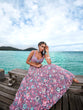 Load image into Gallery viewer, Mauve Net Sequins, Mirror and thread embroidery Semi-Stitched Lehenga choli &amp; Dupatta Clothsvilla