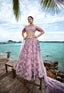 Mauve Organza Sequins & Zarkan embroidery Semi-Stitched Lehenga choli & Dupatta Clothsvilla