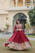 Load image into Gallery viewer, Maxican Red Embroidered Lehenga Choli ClothsVilla