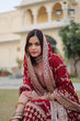 Load image into Gallery viewer, Maxican Red Embroidered Lehenga Choli ClothsVilla
