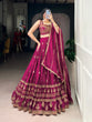 Load image into Gallery viewer, Meganta Sequins Embroidered Lehenga Set ClothsVilla
