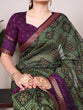 Load image into Gallery viewer, Mehendi Bandhej Print Chanderi Saree with Zari Weaving Work ClothsVilla