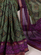 Load image into Gallery viewer, Mehendi Bandhej Print Chanderi Saree with Zari Weaving Work ClothsVilla