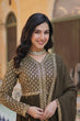 Load image into Gallery viewer, Mehendi Elegant Embroidered Faux Georgette Kurti Set with Pant &amp; Dupatta – Luxe Ethnic Wear