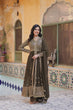 Load image into Gallery viewer, Mehendi Elegant Embroidered Faux Georgette Kurti Set with Pant &amp; Dupatta – Luxe Ethnic Wear