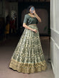 Load image into Gallery viewer, Mehendi Tasar Silk Printed Lehenga Choli Set