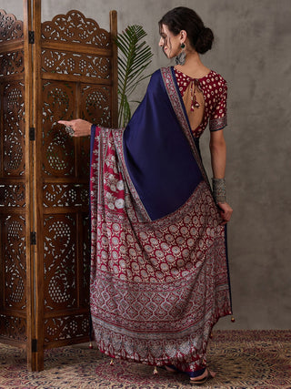 Meherika Elegant Semi Modal Saree for Wedding Functions ClothsVilla
