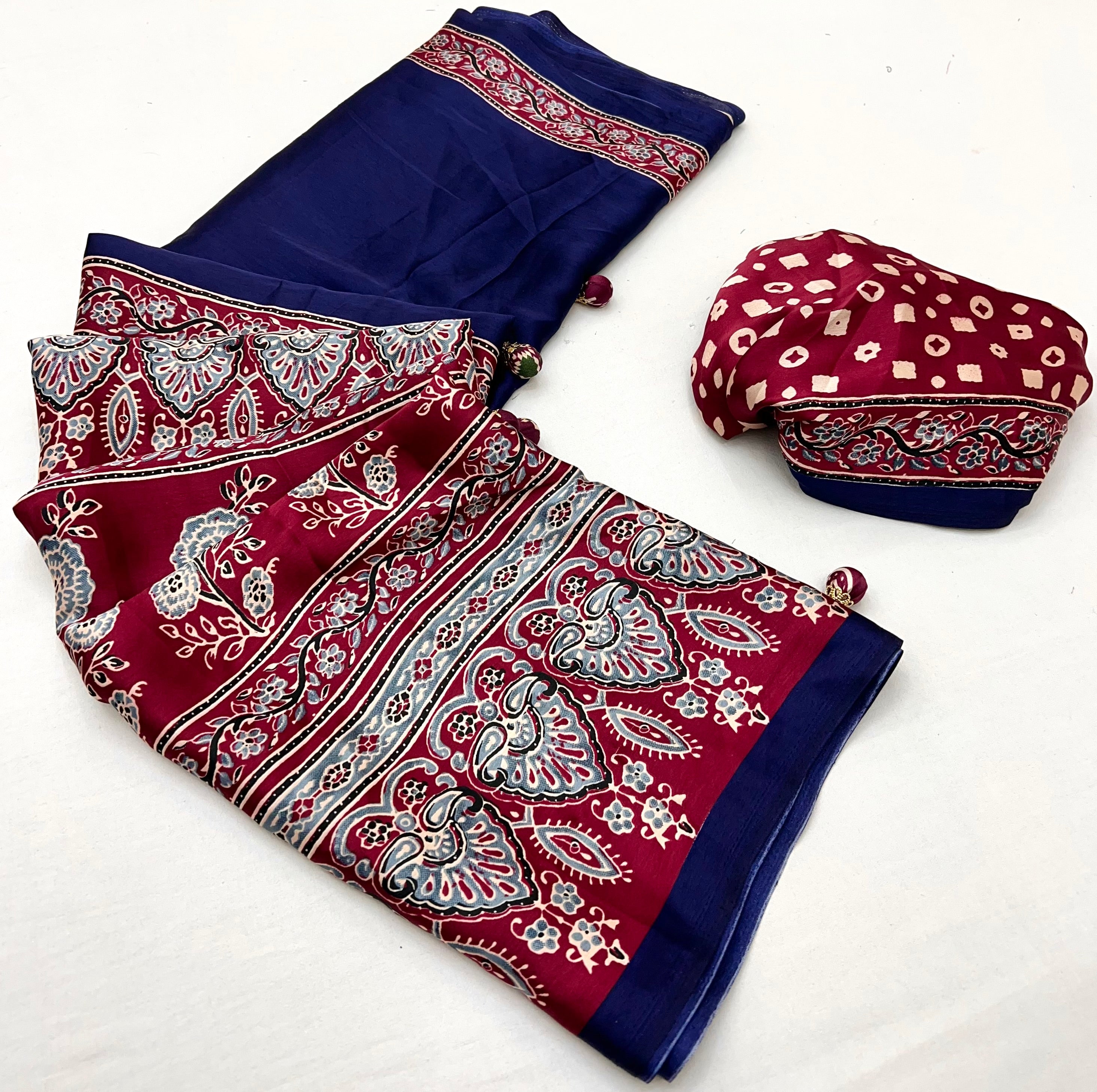 Meherika Elegant Semi Modal Saree for Wedding Functions ClothsVilla