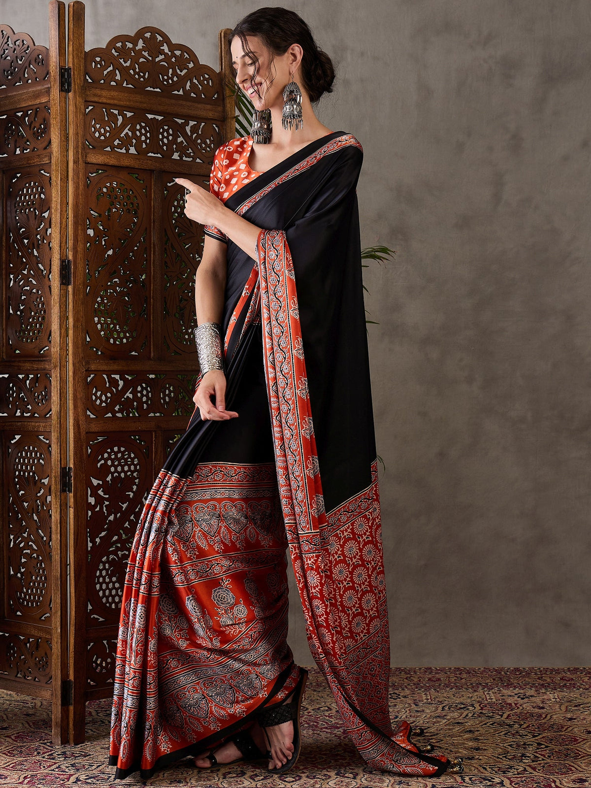 Meherika Elegant Semi Modal Saree for Wedding Functions ClothsVilla