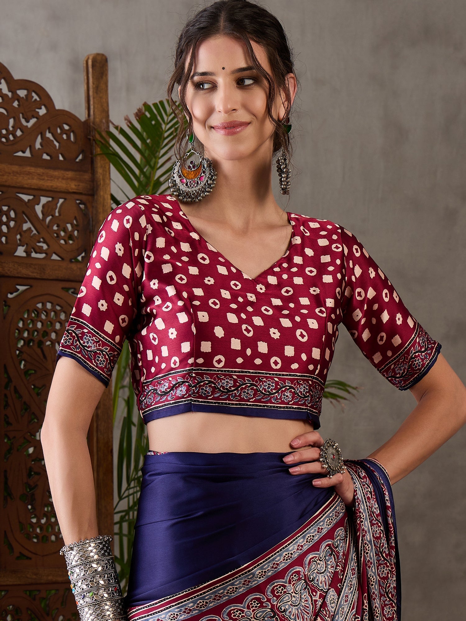 Meherika Elegant Semi Modal Saree for Wedding Functions ClothsVilla