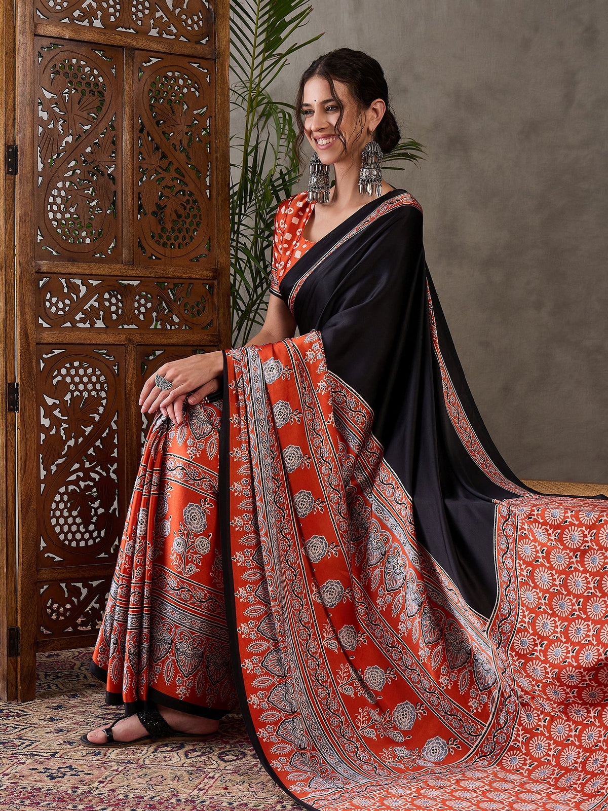 Meherika Elegant Semi Modal Saree for Wedding Functions ClothsVilla