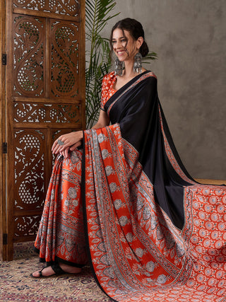 Meherika Elegant Semi Modal Saree for Wedding Functions ClothsVilla