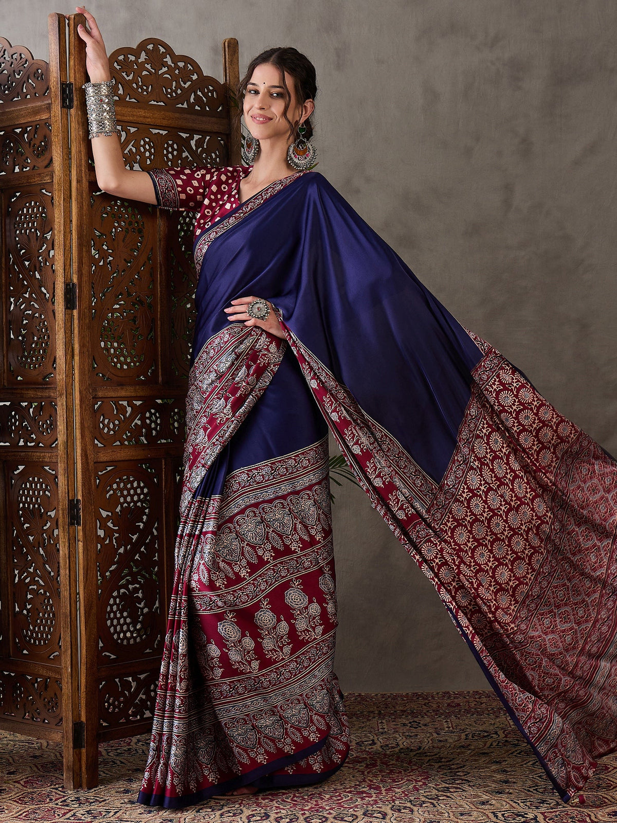 Meherika Elegant Semi Modal Saree for Wedding Functions ClothsVilla