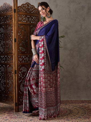 Meherika Elegant Semi Modal Saree for Wedding Functions ClothsVilla