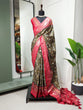 Load image into Gallery viewer, Mehndi Color Patola Printed Dola Silk Saree Clothsvilla