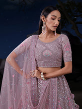 Load image into Gallery viewer, Mesmerize in Taupe Exquisite Semi-Stitched Lehenga Choli Set ClothsVilla