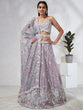 Load image into Gallery viewer, Mesmerizing Mauve Chiffon Lehenga: Sequins &amp; Embroidery Elegance ClothsVilla