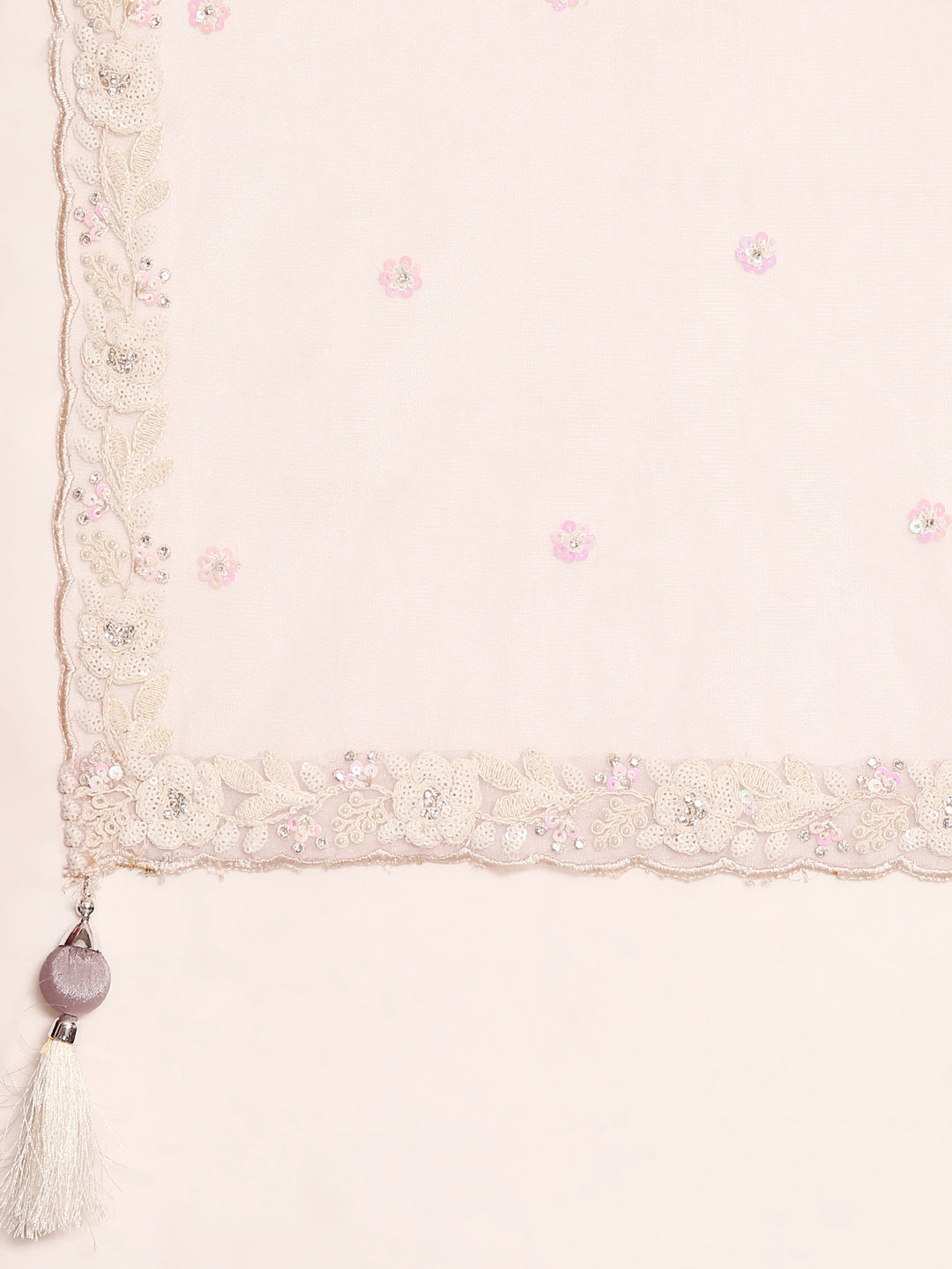 Mesmerizing Mauve Chinon Lehenga - Sequins & Zardozi Embroidery ClothsVilla