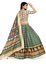 Load image into Gallery viewer, Mesmerizing Multicolor Dola Silk Lehenga Choli - Perfect for Navratri ClothsVilla