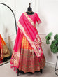 Load image into Gallery viewer, Mesmerizing Orange Paithani Lehenga Choli Handcrafted Elegance for Every Occasion ClothsVilla
