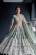 Load image into Gallery viewer, Milky Festive Must-Have Classic Indian Net Lehenga Set ClothsVilla