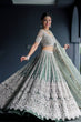 Load image into Gallery viewer, Milky Festive Must-Have Classic Indian Net Lehenga Set ClothsVilla
