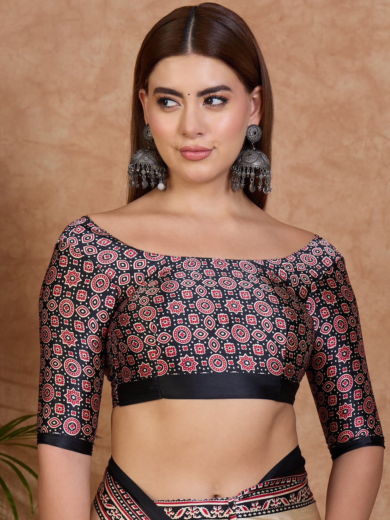 Miranvi Contemporary Semi Modal Saree for Special Occasions ClothsVilla