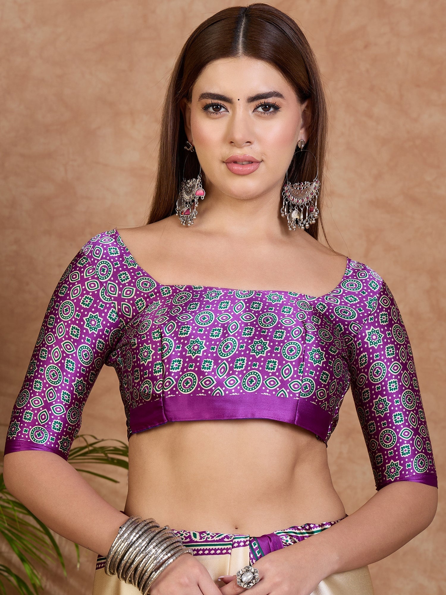 Miranvi Contemporary Semi Modal Saree for Special Occasions ClothsVilla