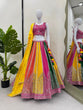 Load image into Gallery viewer, Multi Color Elegant Chinon Silk Sequins Embroidered Lehenga Set ClothsVilla