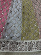 Load image into Gallery viewer, Multi Color Glamorous Fox Georgette Embroidered Semi-Stitched Lehenga Set Clothsvilla