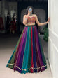 Load image into Gallery viewer, Multi-Color Lehenga &amp; Mirror Work Blouse ClothsVilla