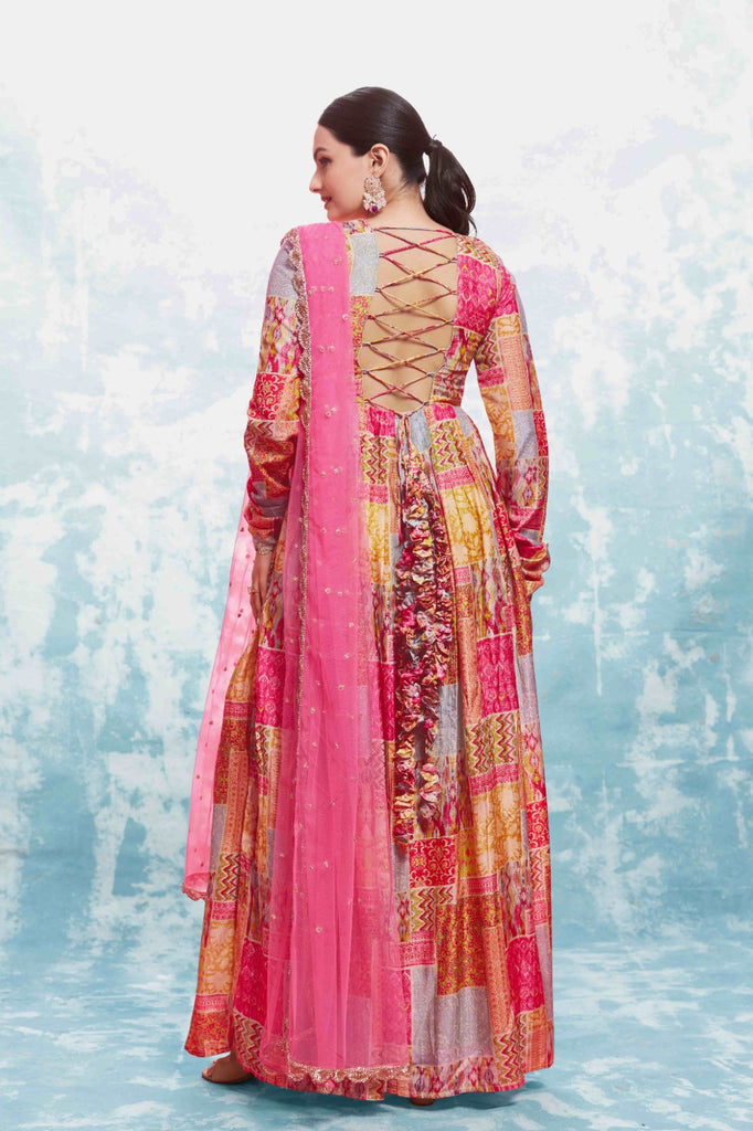 Multi-Color Muslin Printed & Embroidered Suit Set | Fully Stitched & Ready to Wear ClothsVilla