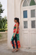 Load image into Gallery viewer, Multi Colour Bandhej Printed Georgette Kurti with Kutchi Gamthi Mirror &amp; Codi Lace Work ClothsVilla