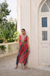 Load image into Gallery viewer, Multi Colour Bandhej Printed Georgette Kurti with Kutchi Gamthi Mirror &amp; Codi Lace Work ClothsVilla