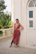 Load image into Gallery viewer, Multi Colour Bandhej Printed Georgette Kurti with Kutchi Gamthi Mirror &amp; Codi Lace Work ClothsVilla