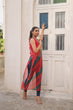 Load image into Gallery viewer, Multi Colour Bandhej Printed Georgette Kurti with Kutchi Gamthi Mirror &amp; Codi Lace Work ClothsVilla