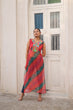 Load image into Gallery viewer, Multi Colour Bandhej Printed Georgette Kurti with Kutchi Gamthi Mirror &amp; Codi Lace Work ClothsVilla
