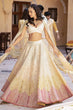 Load image into Gallery viewer, Multi Colour Desi Diva – Banarasi Satin Zari Silk Lehenga Set ClothsVilla