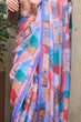 Load image into Gallery viewer, Multi Colour Elegant Bollywood Satin Printed Saree – Party &amp; Festive Wear ClothsVilla