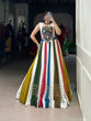Load image into Gallery viewer, Multi Colour Mirror Work Gota Patti Lehenga ClothsVilla
