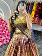 Load image into Gallery viewer, Multi Regal Banarasi Zari Silk Semi-Stitched Lehenga Choli Set with Dupatta ClothsVilla
