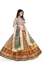 Load image into Gallery viewer, Multicolor Dazzler: Embroidered Dola Silk Lehenga Choli Set ClothsVilla