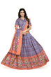 Load image into Gallery viewer, Multicolor Dola Silk Lehenga Choli Set ClothsVilla