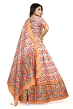 Load image into Gallery viewer, Multicolor Dola Silk Lehenga Choli Set - Perfect for Navratri ClothsVilla