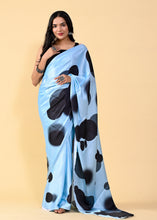 Load image into Gallery viewer, Multicolor Kalamkari Digital Printed Heavy Satin Silk Saree with Silk Blouse ClothsVilla