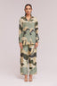 Multicolor Printed Crepe Co-Ord Set Top & Pant Ready To Wear ClothsVilla