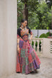 Load image into Gallery viewer, Multicolour Navratri Special Lehenga Choli Set with Gotta &amp; Gamthi Work ClothsVilla