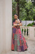Load image into Gallery viewer, Multicolour Navratri Special Lehenga Choli Set with Gotta &amp; Gamthi Work ClothsVilla