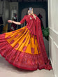 Load image into Gallery viewer, Mustard Artistry in Silk Tussar Lehenga Choli with Bandhej Print &amp; Gotta Patti Accents